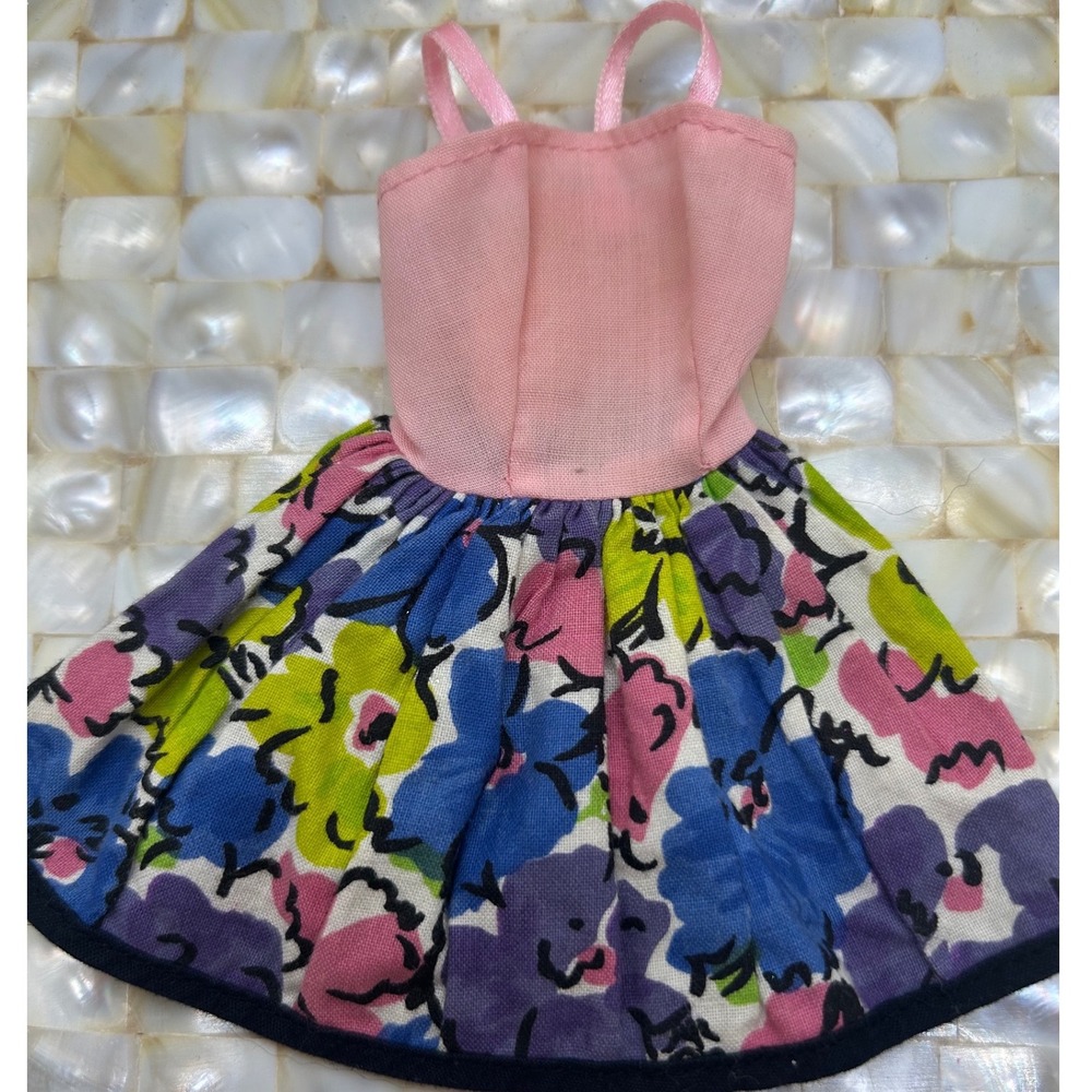 Vintage Barbie My First Fashions Flashy Floral #2302 Set Mattel in 1988 Retro
